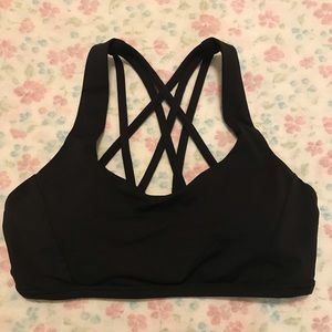 Strappy Lululemon sports bra